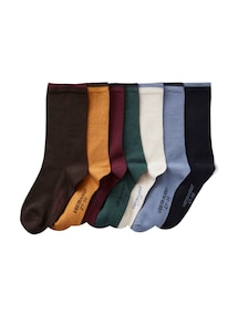 7er-Pack Jungen Socken, zweifarbig BASIC