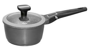 STONELINE Imagination PLUS STONELINE® Imagination PLUS Stielkasserolle 18 cm, mit abnehmbarem Griff, mit Glasdeckel