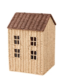 Aufbewahrungskorb HAUS aus Papierkordel, Kinderzimmer