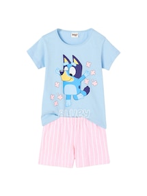 Kurzer Schlafanzug Kinder Baumwolle Der Welpe Bluey