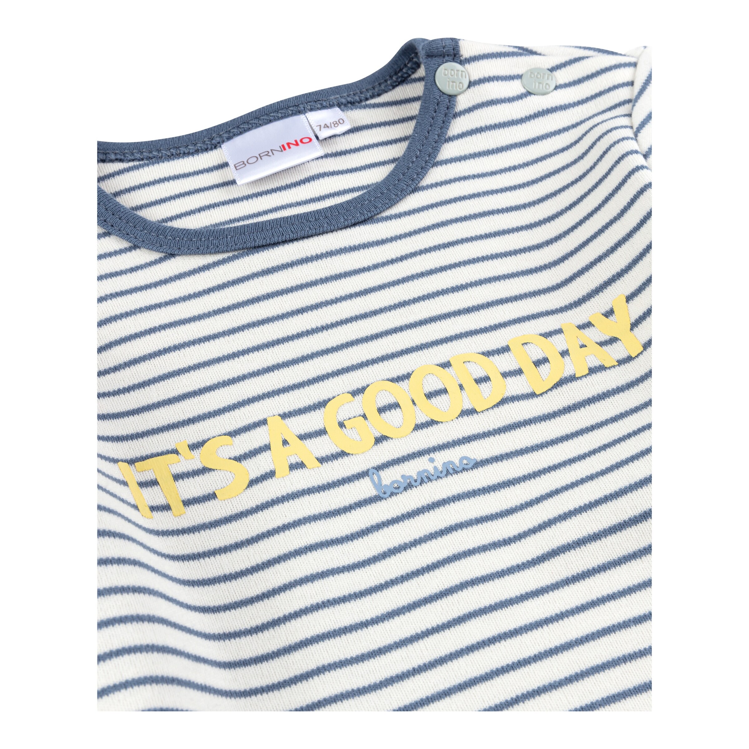 Shirt langarm Ringel It´s a good day