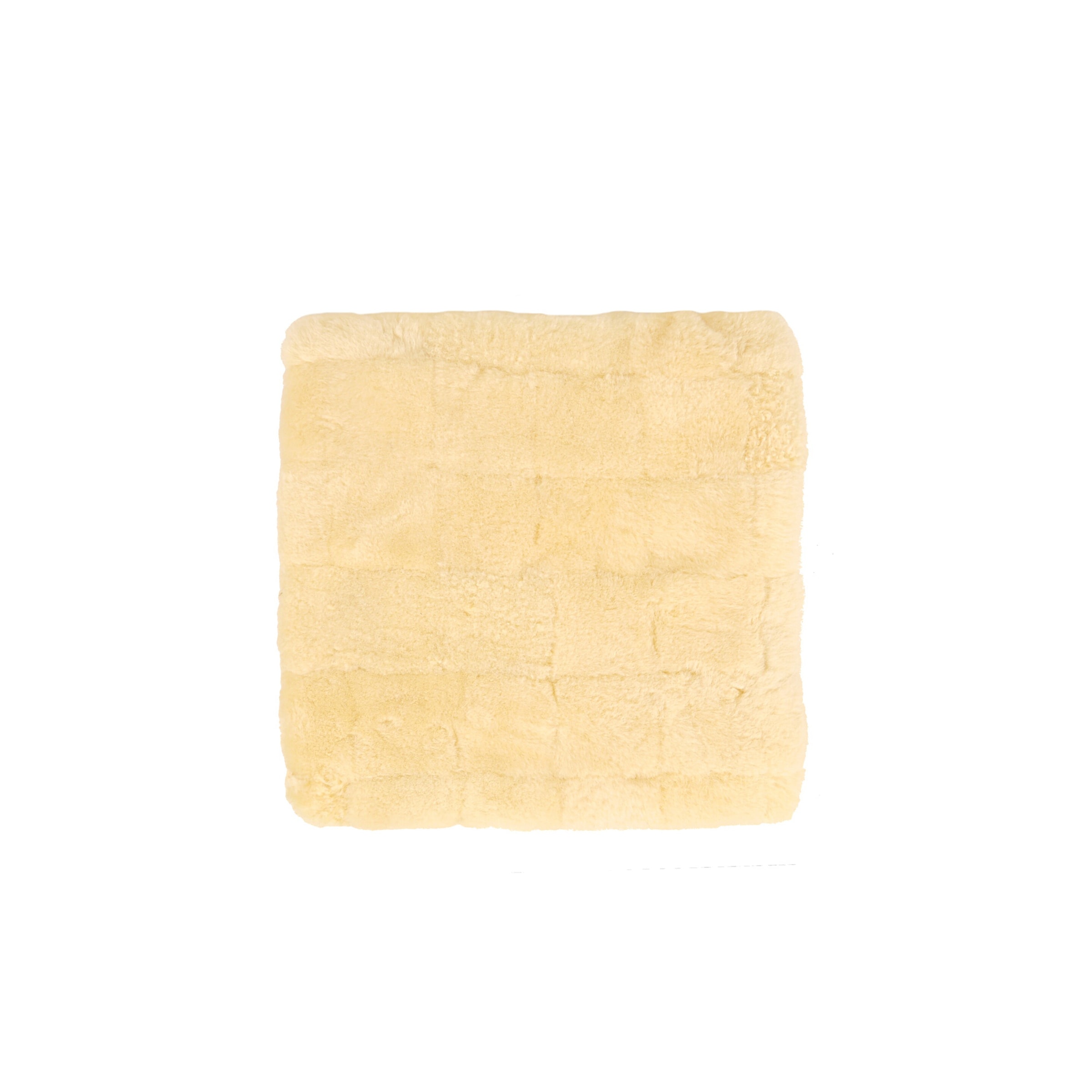 Lammfell-Sitzkissen beige