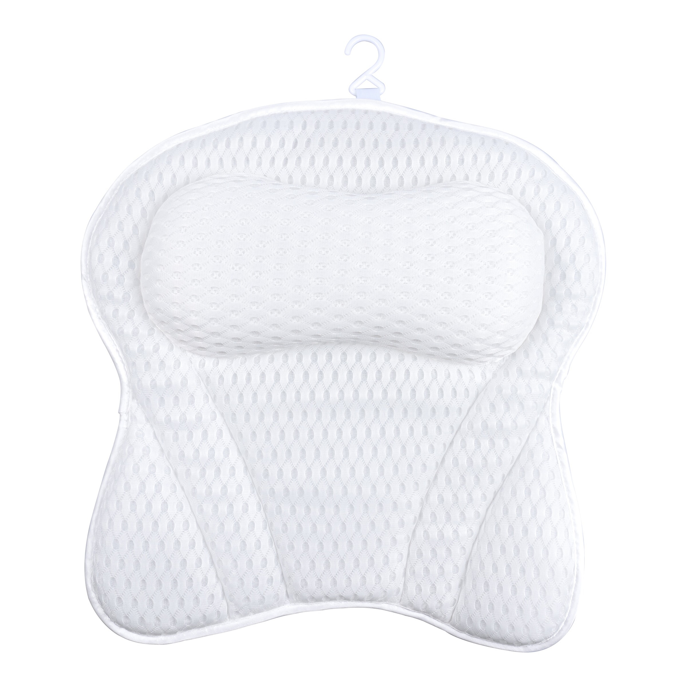 Badewannenkissen "4D-Air-Mesh" weiss
