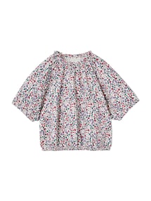 Mädchen Blusenshirt in Cropped-Länge