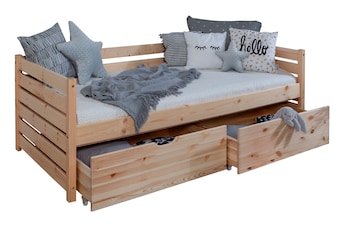 Sofabett Naomi inkl. 2x Schubkästen, 90x200