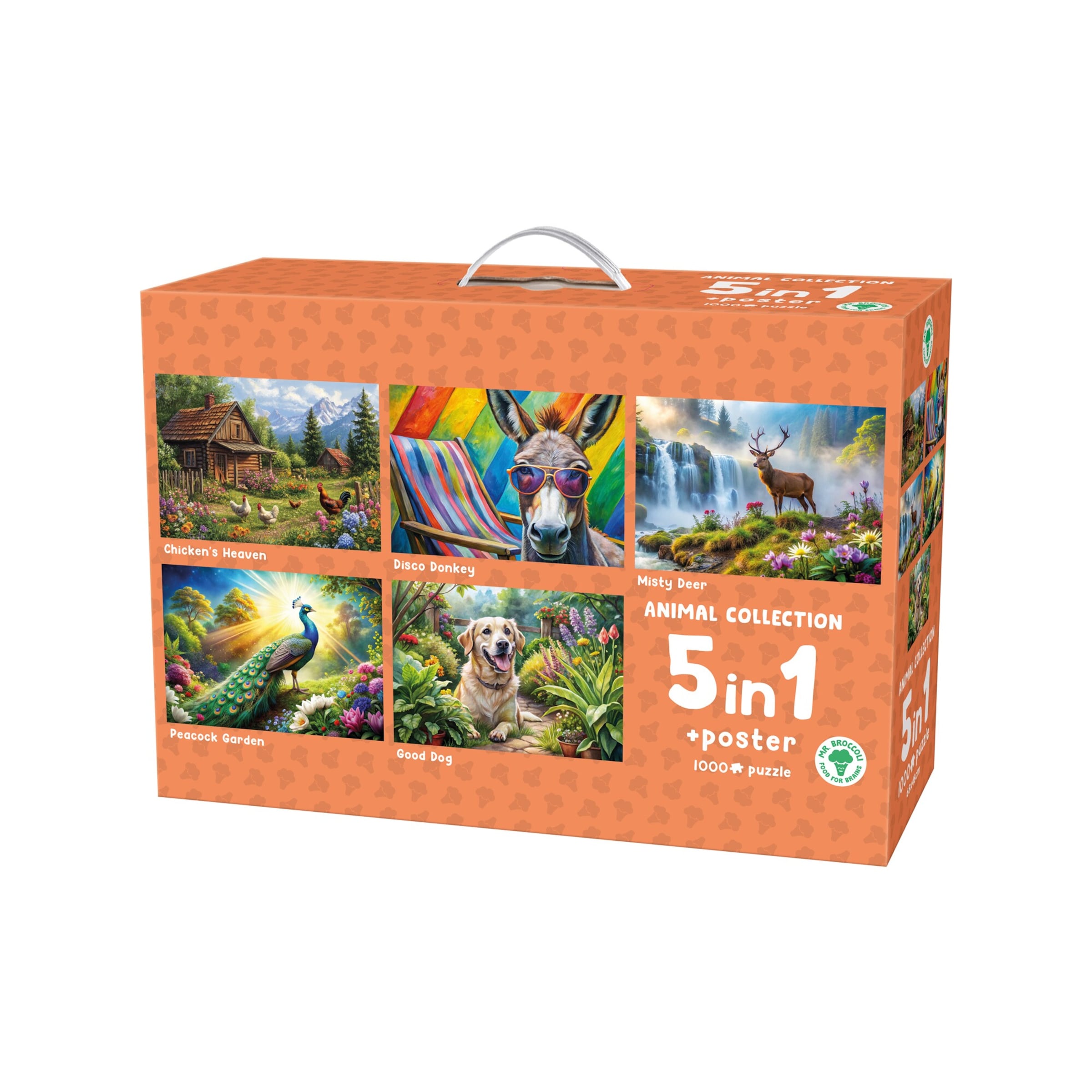 Puzzle-Box, 5 Puzzles je 1000 Teile