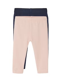 2er-Pack Mädchen Baby Leggings BASIC