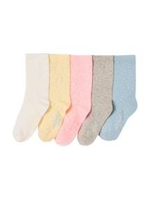 5er-Pack Mädchen Socken BASIC