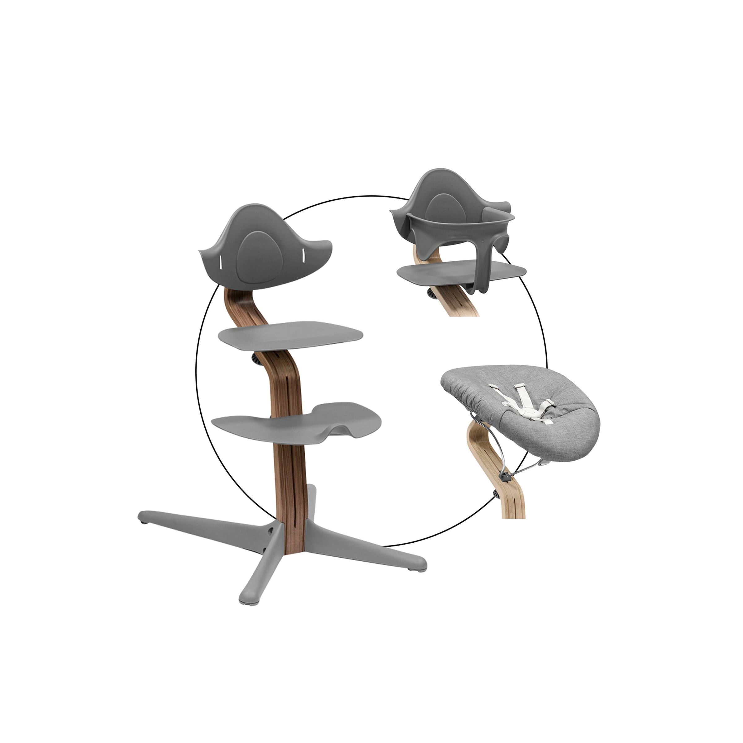Stokke® Nomi Bundle Hochstuhl Walnuss inkl. Newbornset und Babyset
