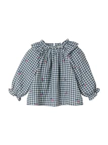 Langarmbluse Baby Mädchen Vichy-Karo