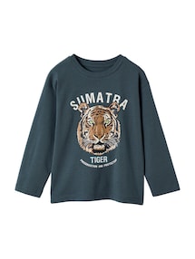 Jungen Langarmshirt mit Recycling-Baumwolle