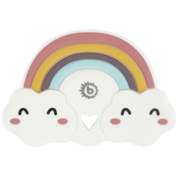 Beißring Silikon Regenbogen - ab Geburt