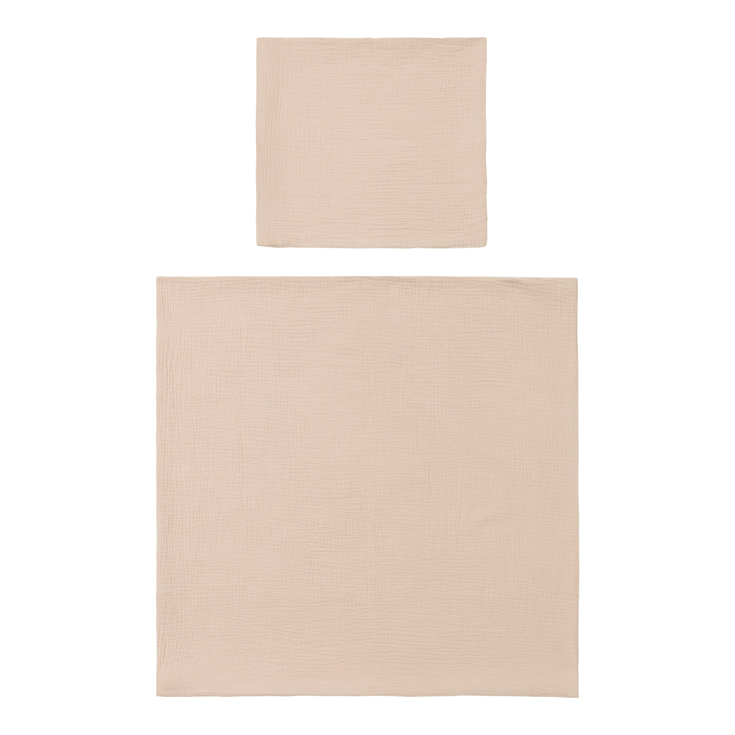 Bornino Home Wende-Bettwäsche Musselin 35x40/80x80 cm