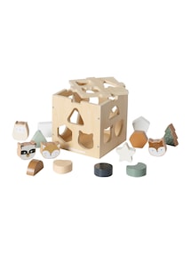 Formen-Sortierbox GRÜNER WALD, Holz FSC®