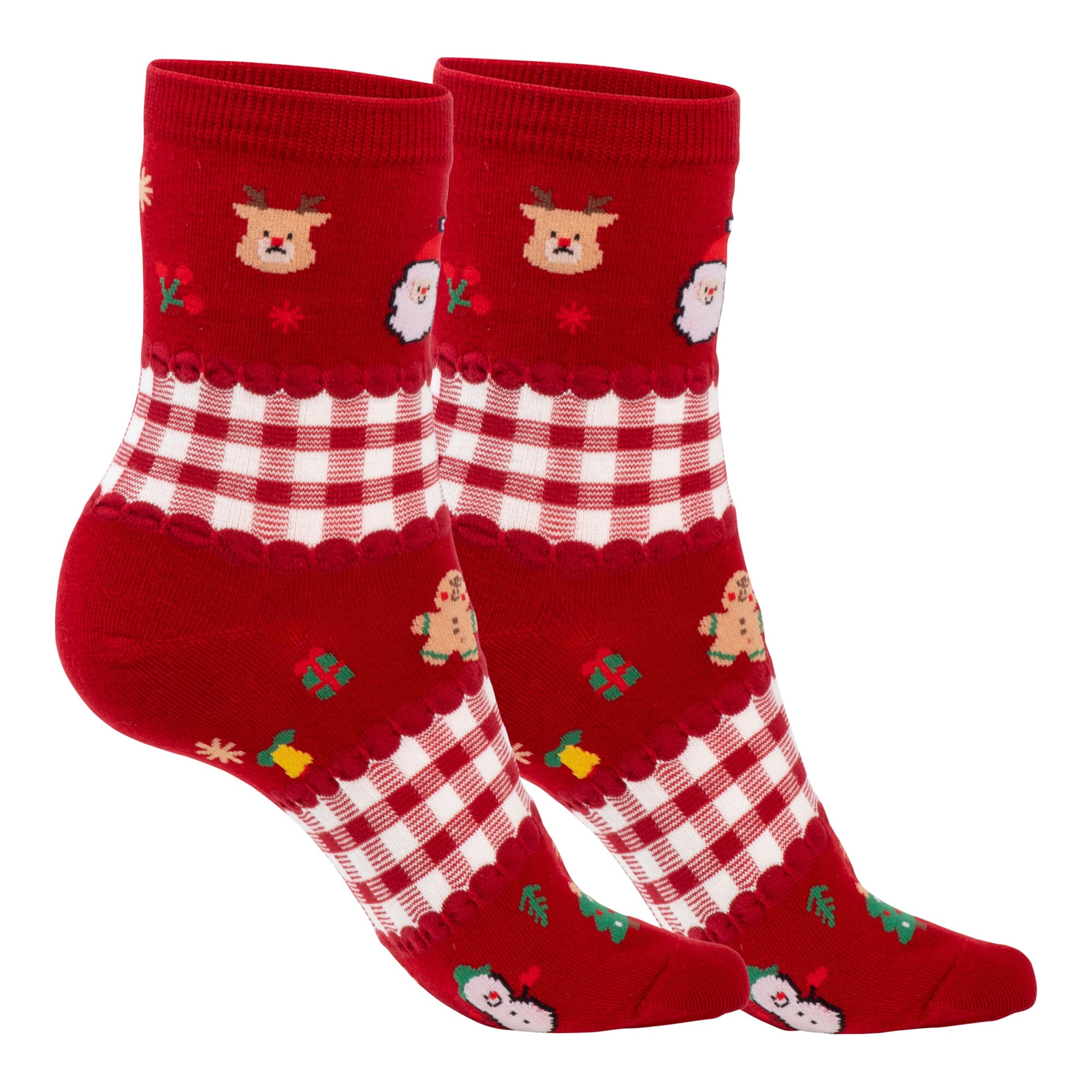 wonderwalk Motiv-Socken „Fröhliche Weihnacht“
