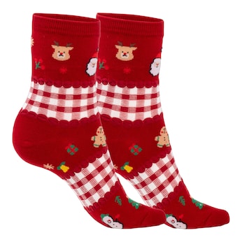 Motiv-Socken „Fröhliche Weihnacht“