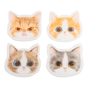Onderzetters “Katten”, 4 stuks