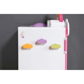 Puppen Schrank Regenbogen