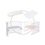 Produkt Bundle Beistellbett Maxi inkl. Matratze Klima Wave und Kinderbettumbausatz inkl. Matratze MediTex® extraluftig