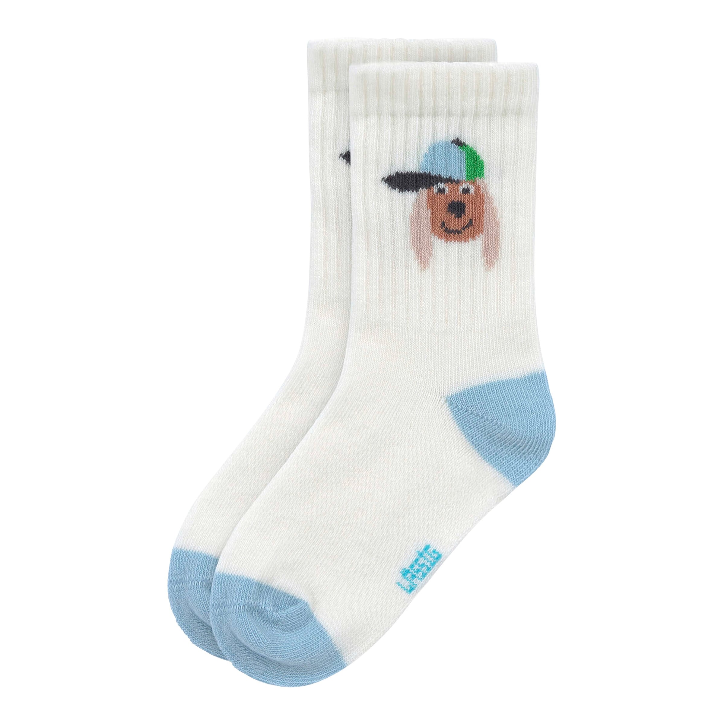 Lässig 3er-Pack Socken Hund Streifen