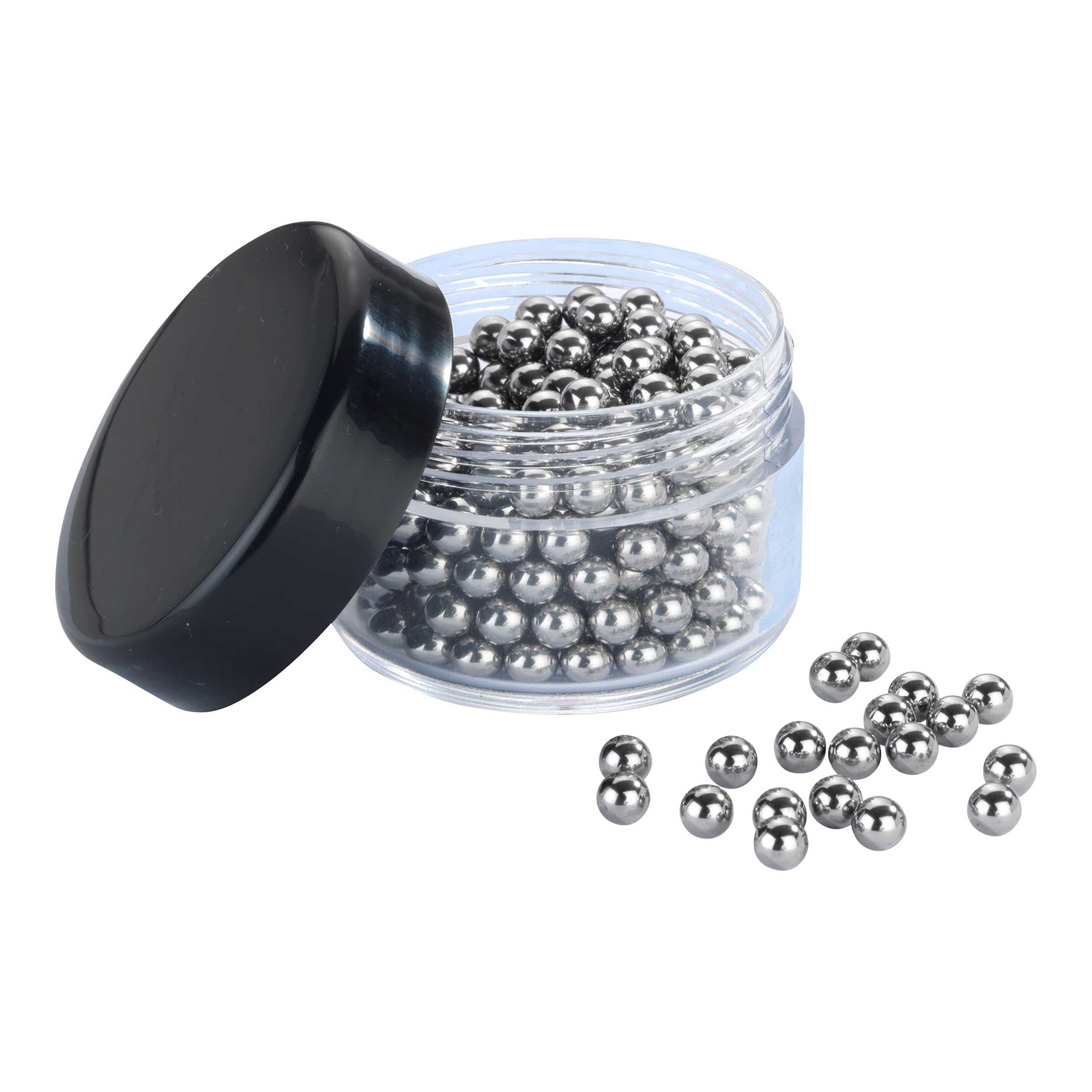 Edelstahl- Reinigungsperlen, 280 Stück silber