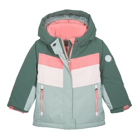 Winterjacke mit Kapuze Colorblock