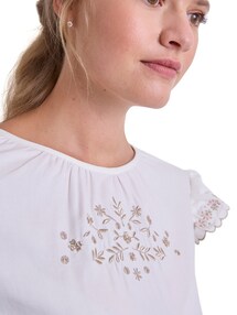 Festliche Umstandsbluse Baumwolle/Viskose
