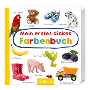 Livre d'images cartonné Mein erstes dickes Farbenbuch