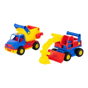 ConsTruck Muldenkipper und Bagger sortiert