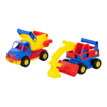 ConsTruck Muldenkipper und Bagger sortiert