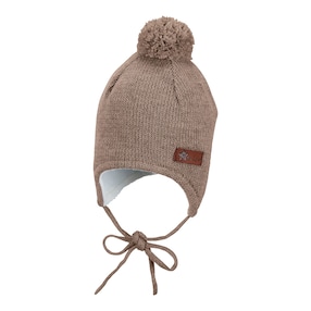 Winter-Strickmütze Bommel