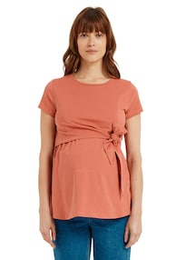 Shirt für Schwangerschaft und Stillzeit, Bio-Baumwolle