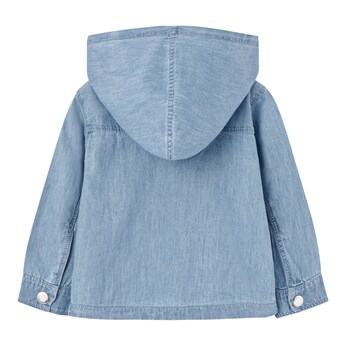 Jeans-Hemd mit Kapuze