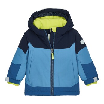Winterjacke mit Kapuze Colorblock