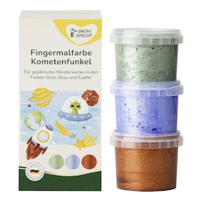 Fingermalfarbe Glitzerbande
