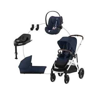 Kombikinderwagen Gazelle S Travel-Set inkl. Babyschale Cloud G i-Size und Isofix-Basis Base G