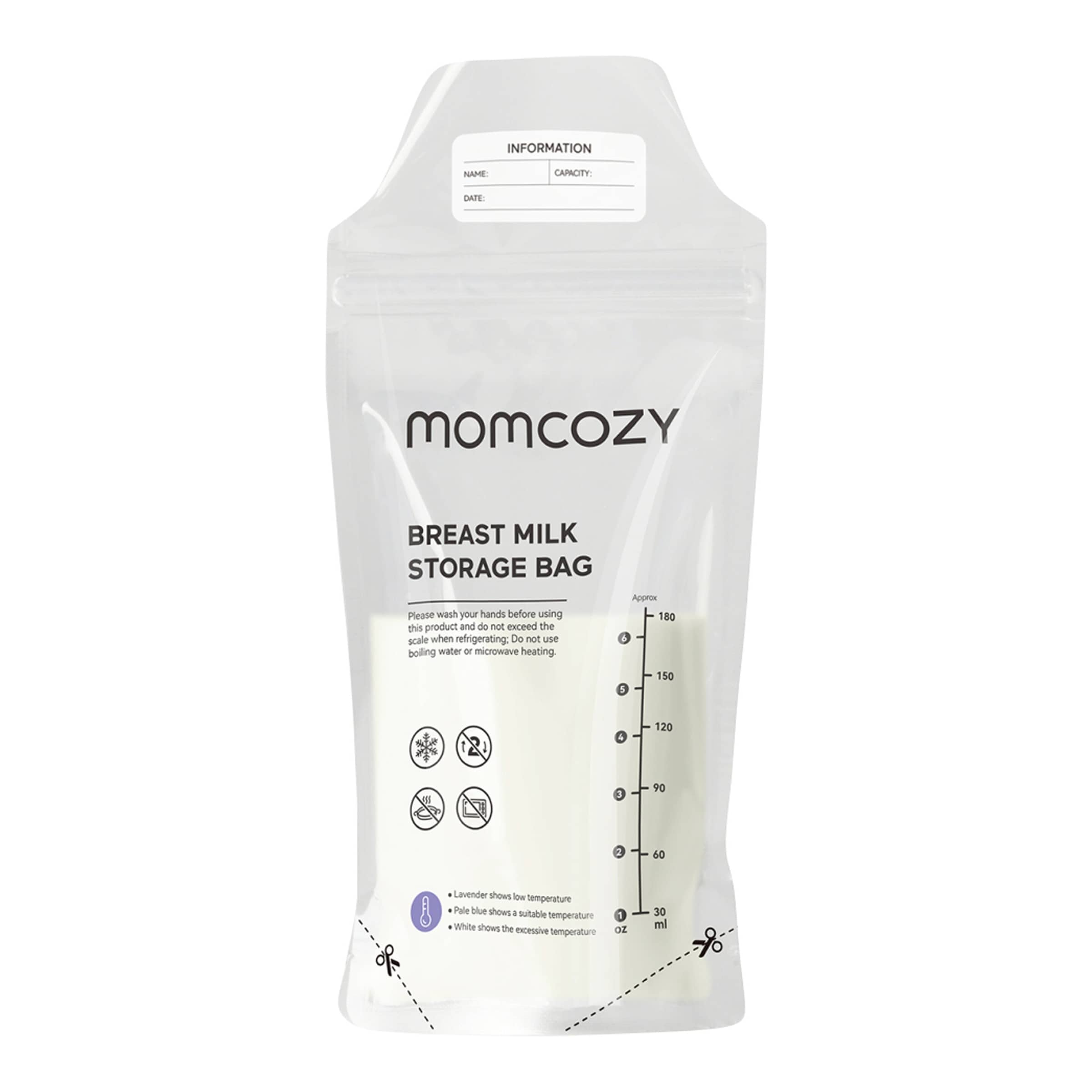 Momcozy Muttermilchbeutel, 180 ml