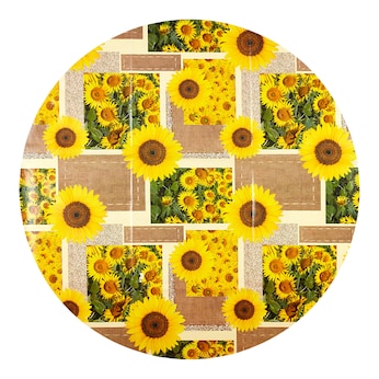 Wachstuch-Tischdecke "Sonnenblumen"