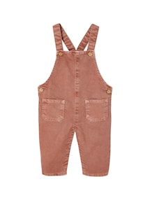 Baby Latzhose aus Twill, Pigment Dye-Färbung