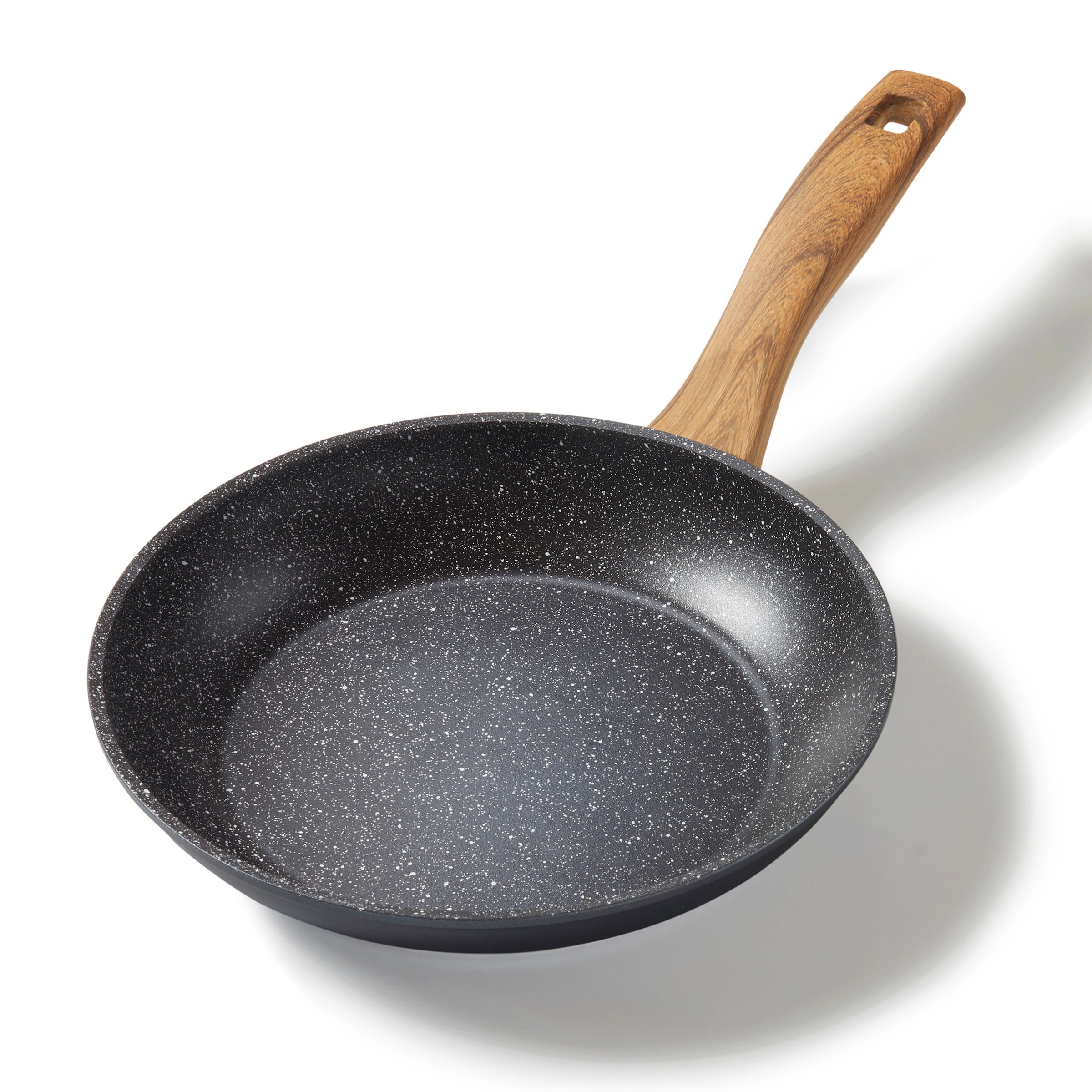 STONELINE® STONELINE Bratpfanne 24 cm | ohne Deckel - Holzoptik
