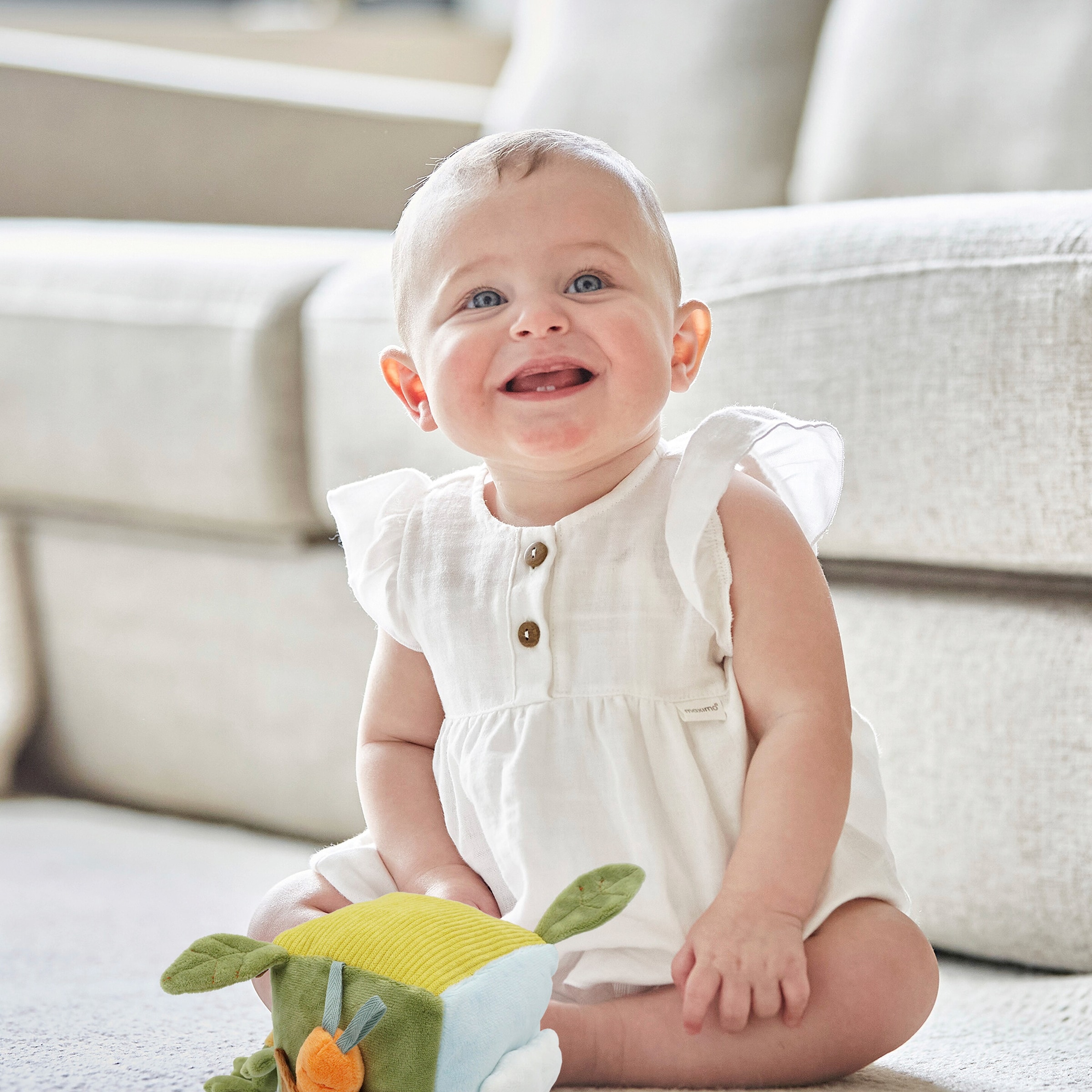 Musselin-T-Shirt mit Flügelarm