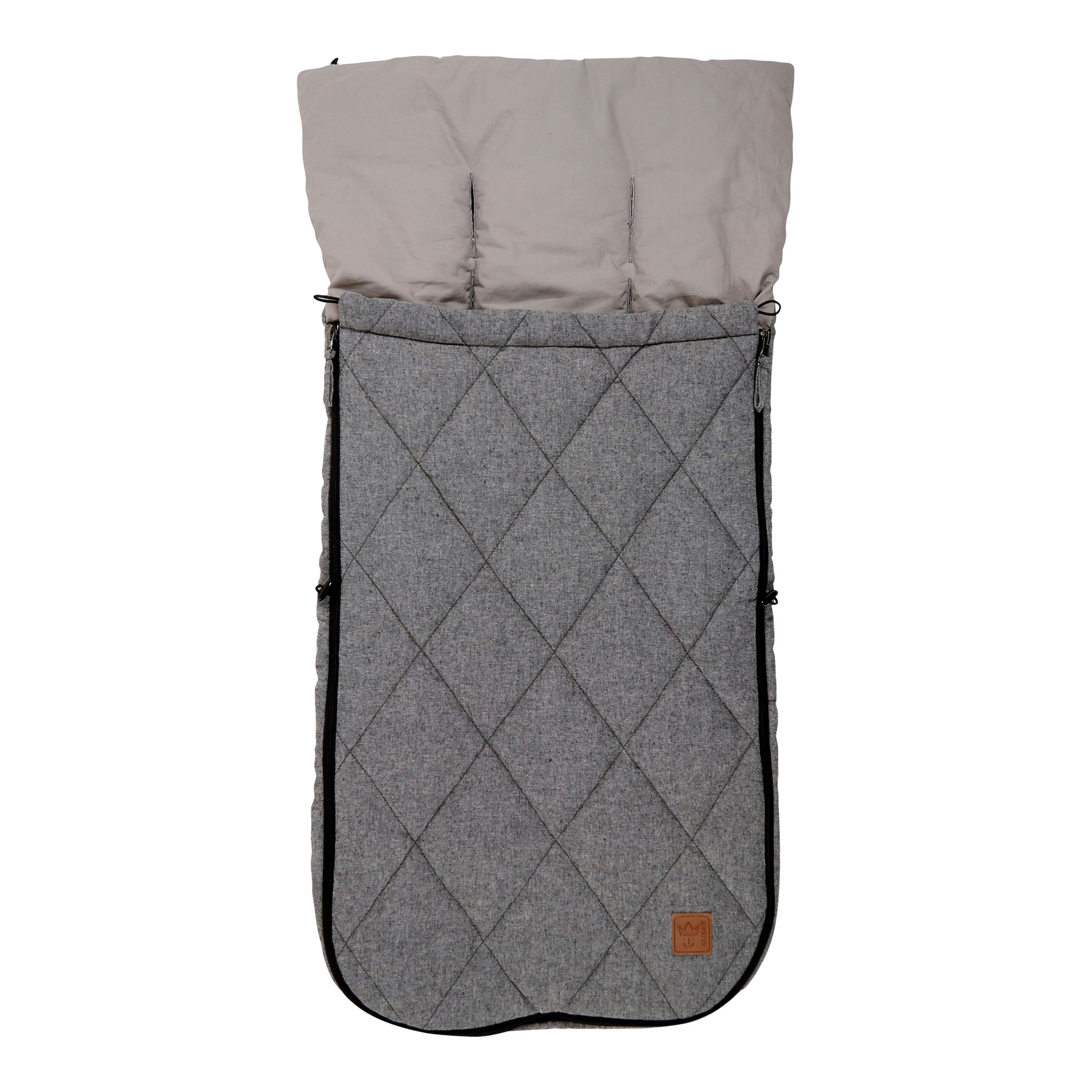 Kaiser Sommer-Fußsack Nikko für Kinderwagen, Buggy grau