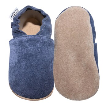 Krabbelschuhe dunkelblau
