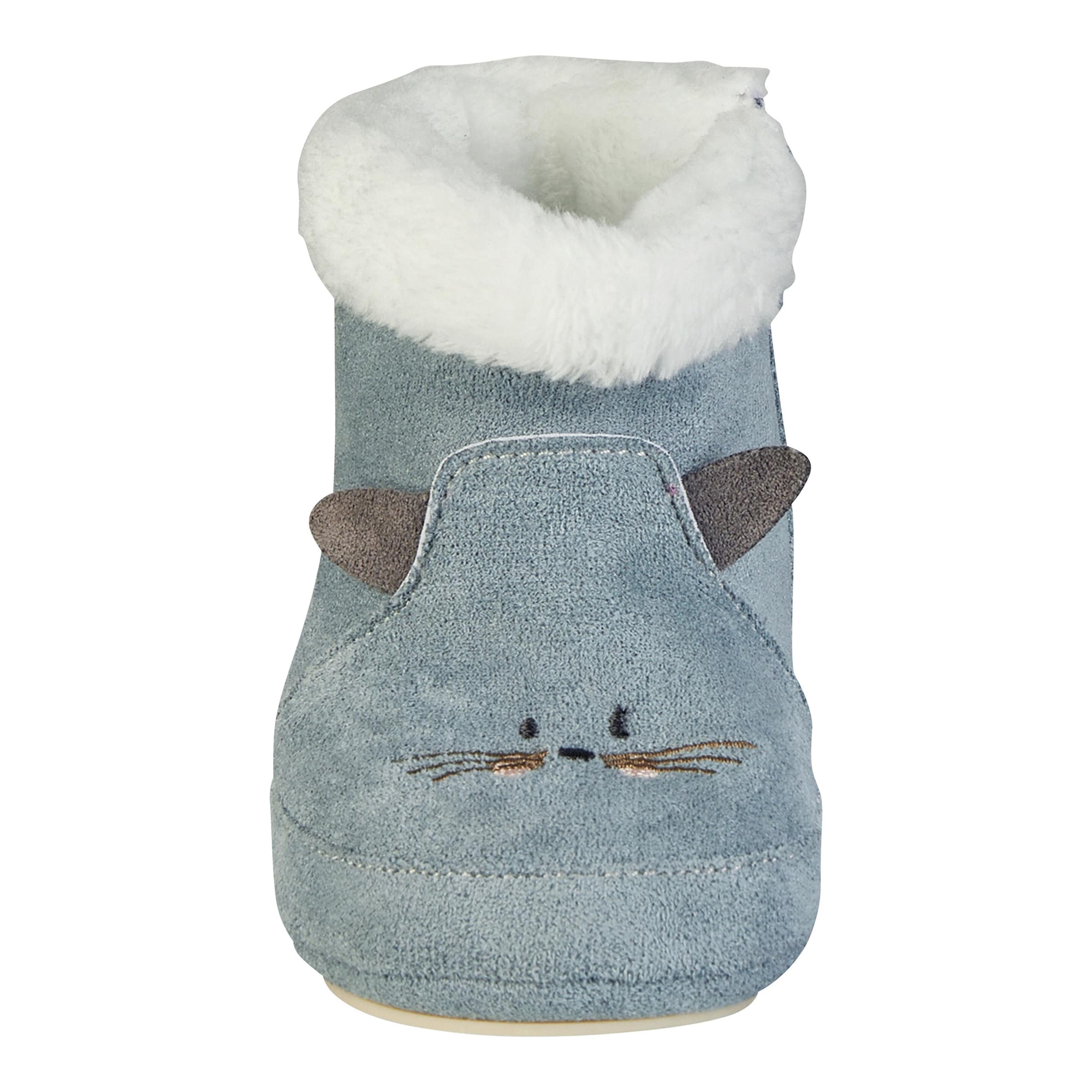 Babystiefel mit Reißverschluss Katze