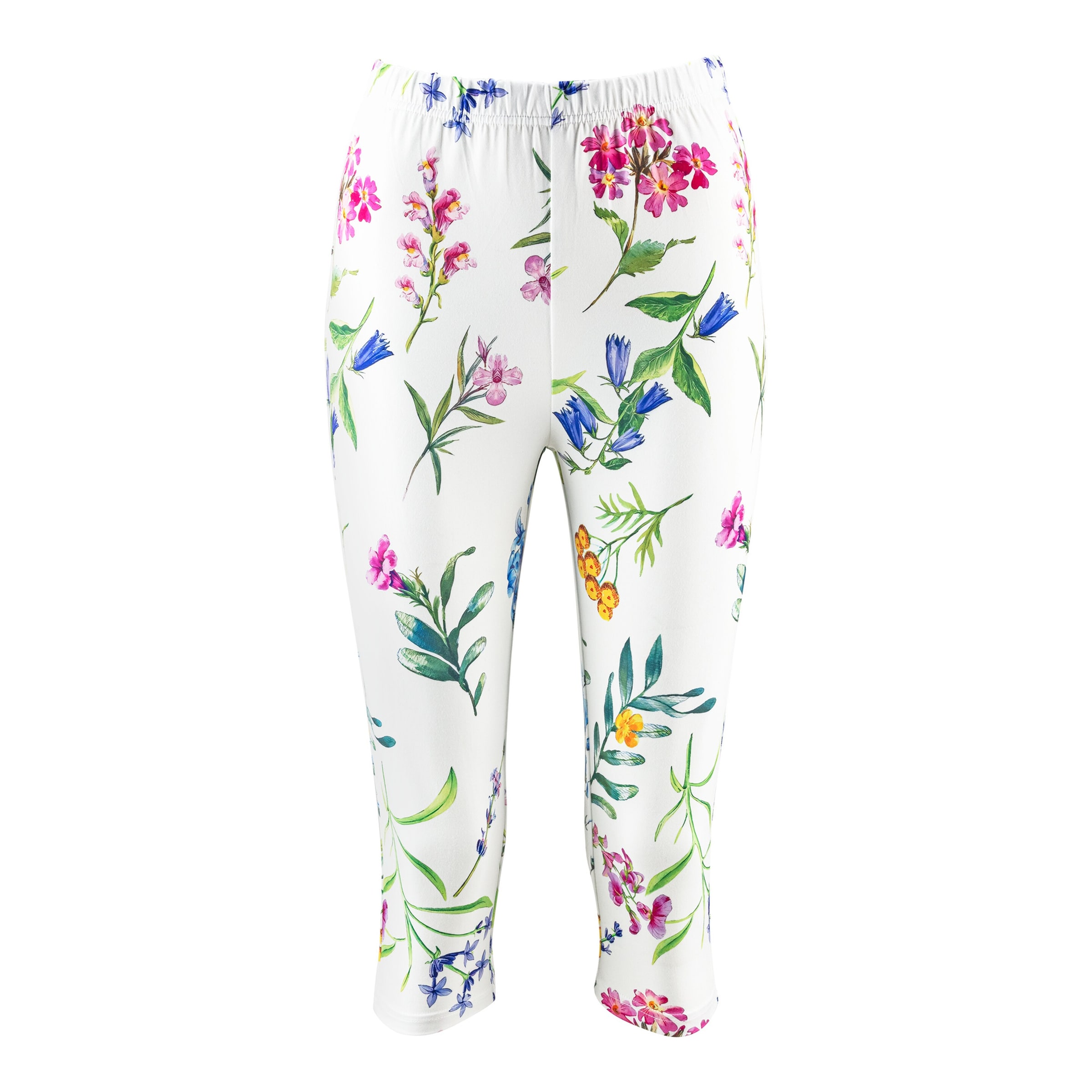Capri-Leggings „Blumen“, Größe: XL
