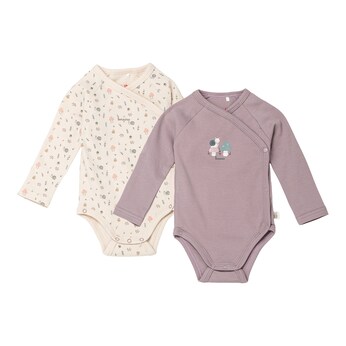 2er-Pack Wickelbodys langarm Sweet Nature