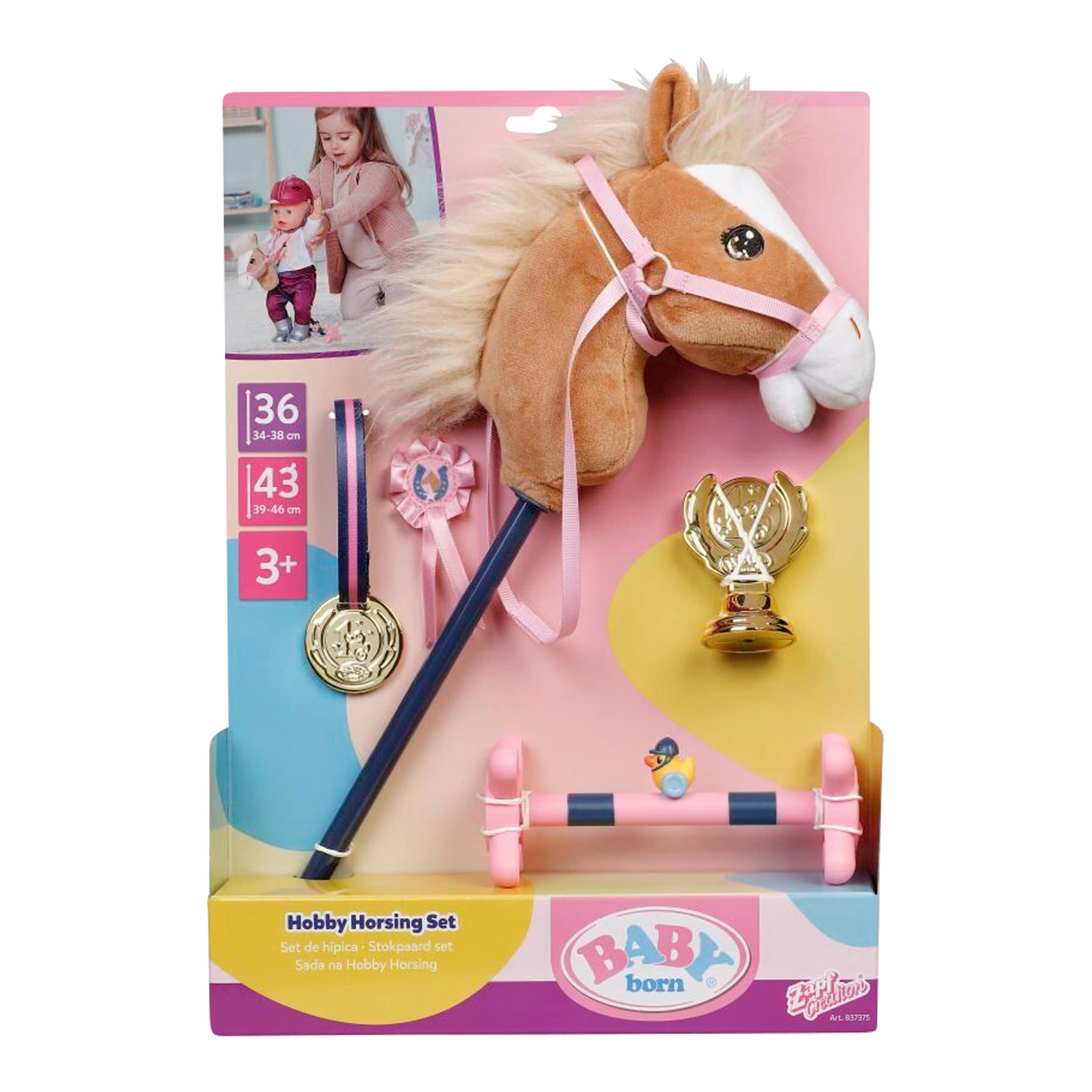 Zapf Creation Baby Born Puppen Hobby Horsing Set 43 cm