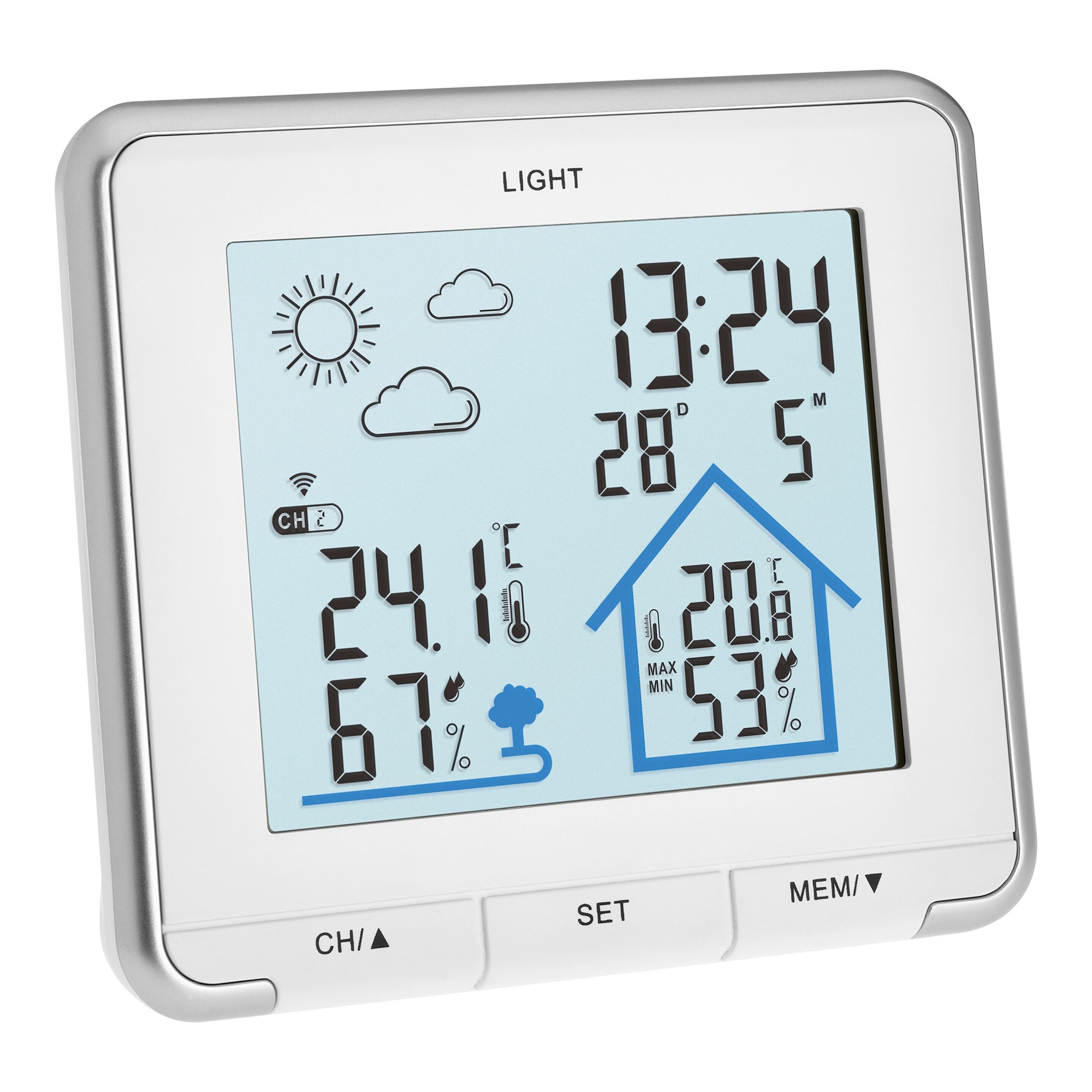 TFA Funk-Wetterstation Life, weiß, 35.1153.02