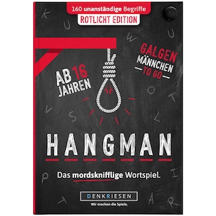 Hangman/Galgenmännchen | Rotlicht Edition – "Das mordsknifflige Wortspiel."