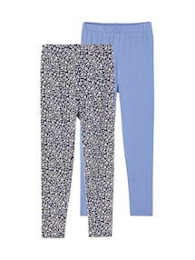 2er-Pack Mädchen Leggings BASIC